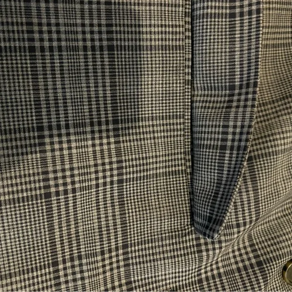 J. Crew Navy and Gray Plaid Women's Sommerset Blazer size 8 - Picture 9 of 16